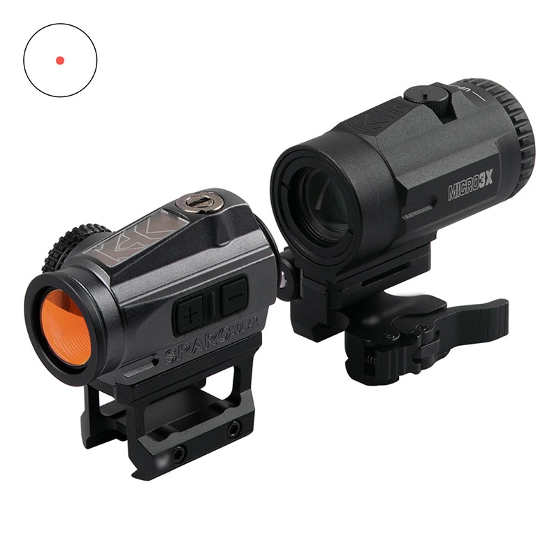 レッドドットサイト　HS503CU＋HM3Xマグニファイヤ VO SPARC SOLARレッドドットサイト/MICRO3×3倍マグニファイヤーセット