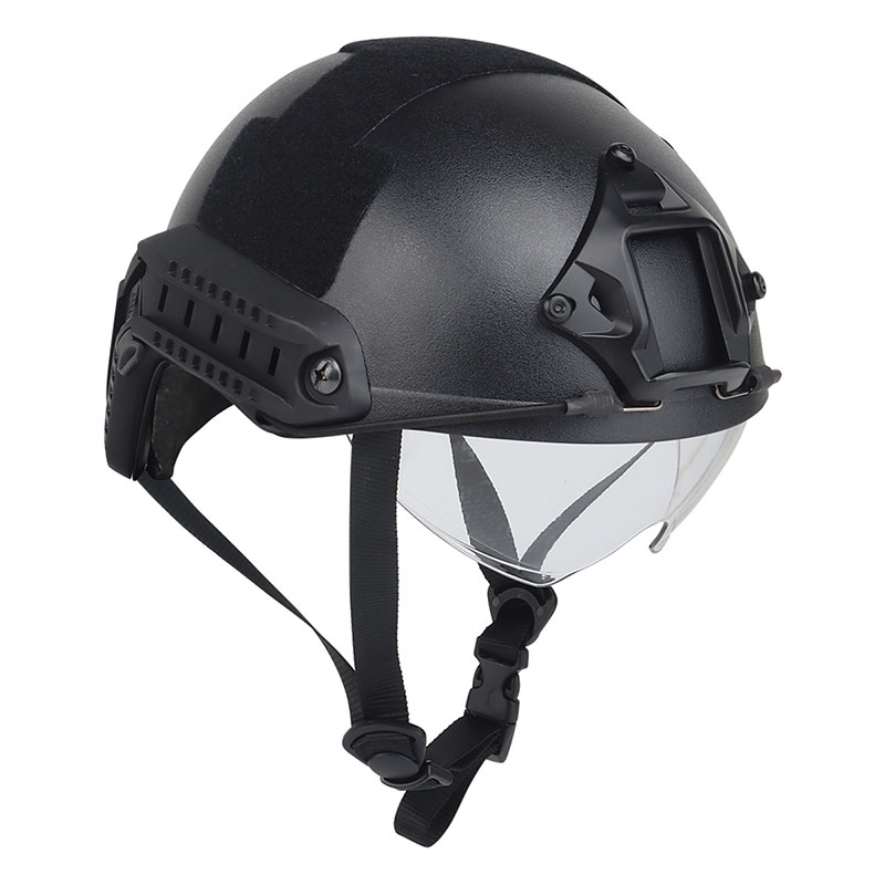 WoSporT FAST MHタイプヘルメット (バイザーゴーグル搭載) BK | ヘッドウェア,ヘルメット | | ミリタリーショップＨ．Ｔ．Ｇ．
