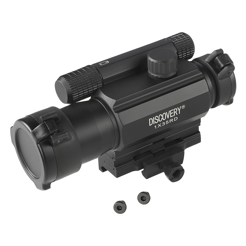 光学サイト レッドドット 黒 DISCOVERY 1×35レッドドットサイト BK | 光学機器,ドットサイト
