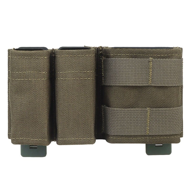WoSporT esstacタイプ 9mm &5.56 ダブルマガジンポーチ ショート RG