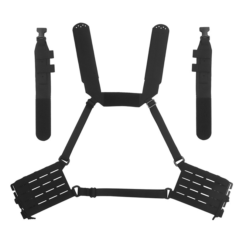 WoSporT SCスタイル ARC チェストリグ キット Black | サバゲー