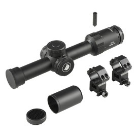 DISCOVERY ED-AR 1-6��24IR FFP ����ߥ͡��� �饤�ե륹������ Black 20mm 1-12��Ψ