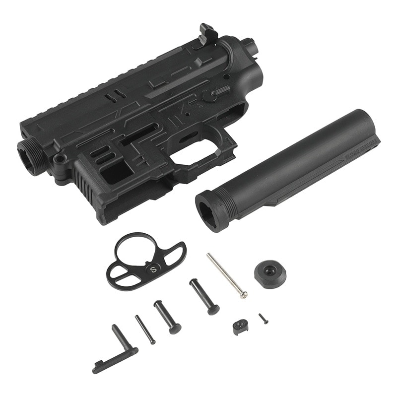 エアガン パーツ セット BFセール】SLONG AIRSOFT M4 ナイロンファイバー レシーバーセット