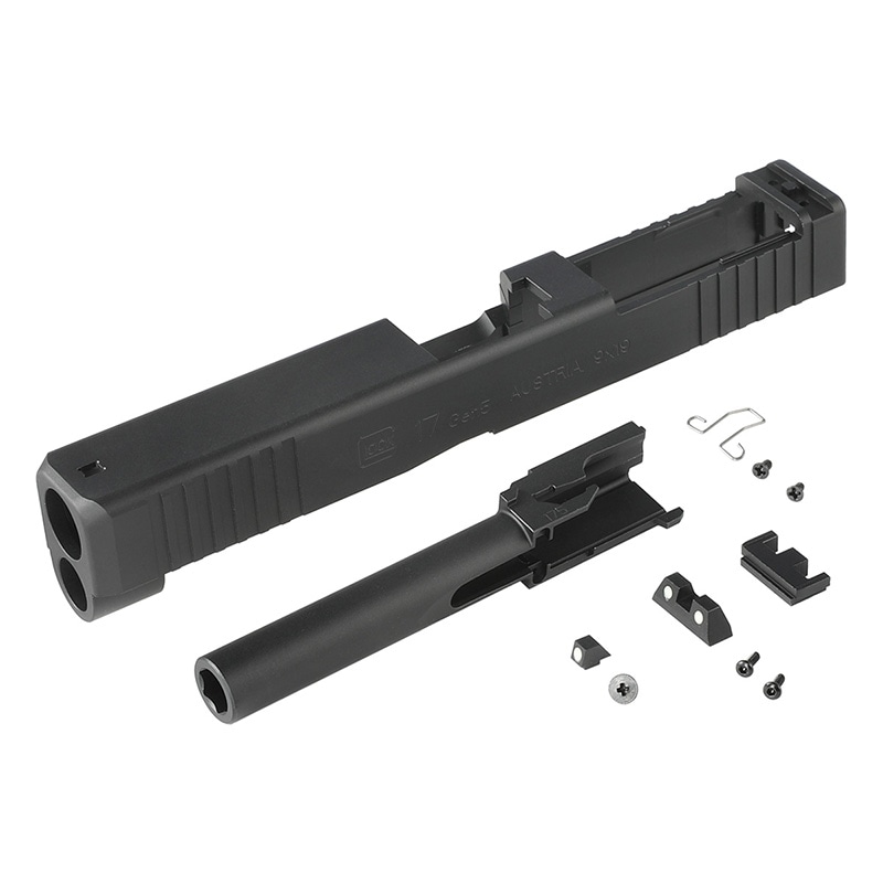 p*m様 東京マルイ G17 Gen5 MOSスライド 5KU G17 Gen5 MOSスライド&アウターバレルセット アルミCNC削り