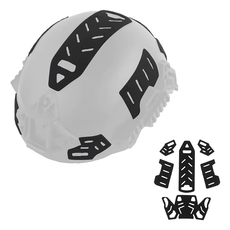 WoSporT Team Wendy Helmet用 軽量ベルクロセット Black | ヘッド