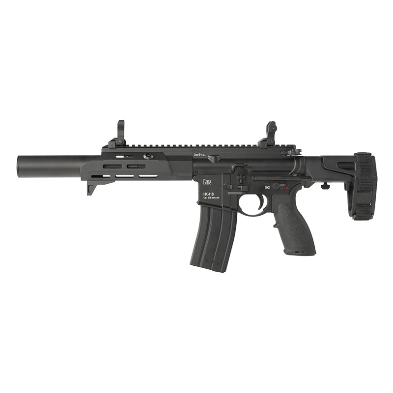 Golden Eagle HK416A5 PDW サイレンサーモデル Black ガスブロー