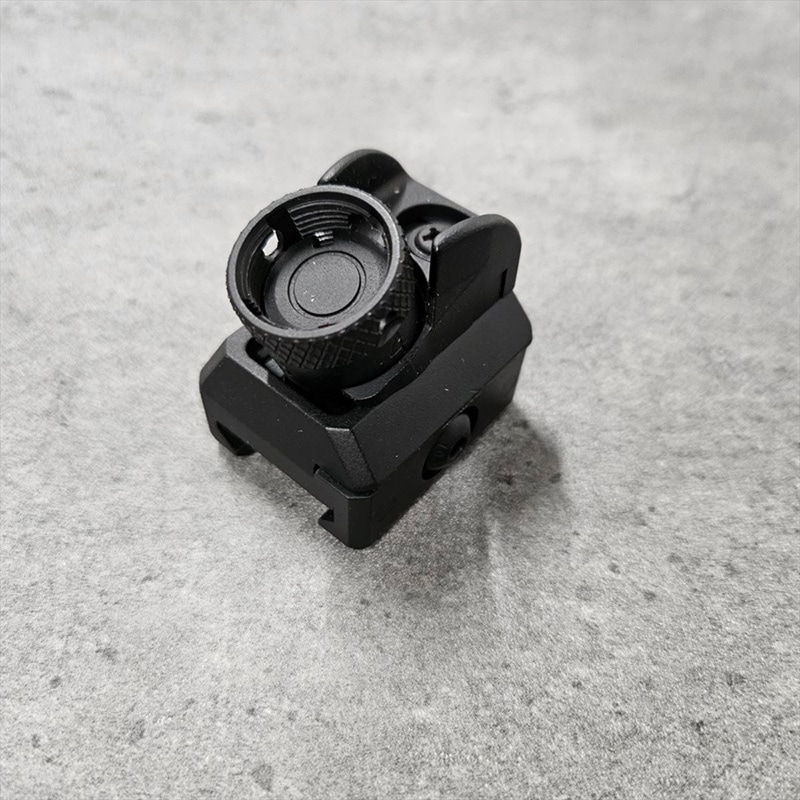 訳あり品】ZC LEOPARD HK416タイプ リアサイト BK【同梱不可