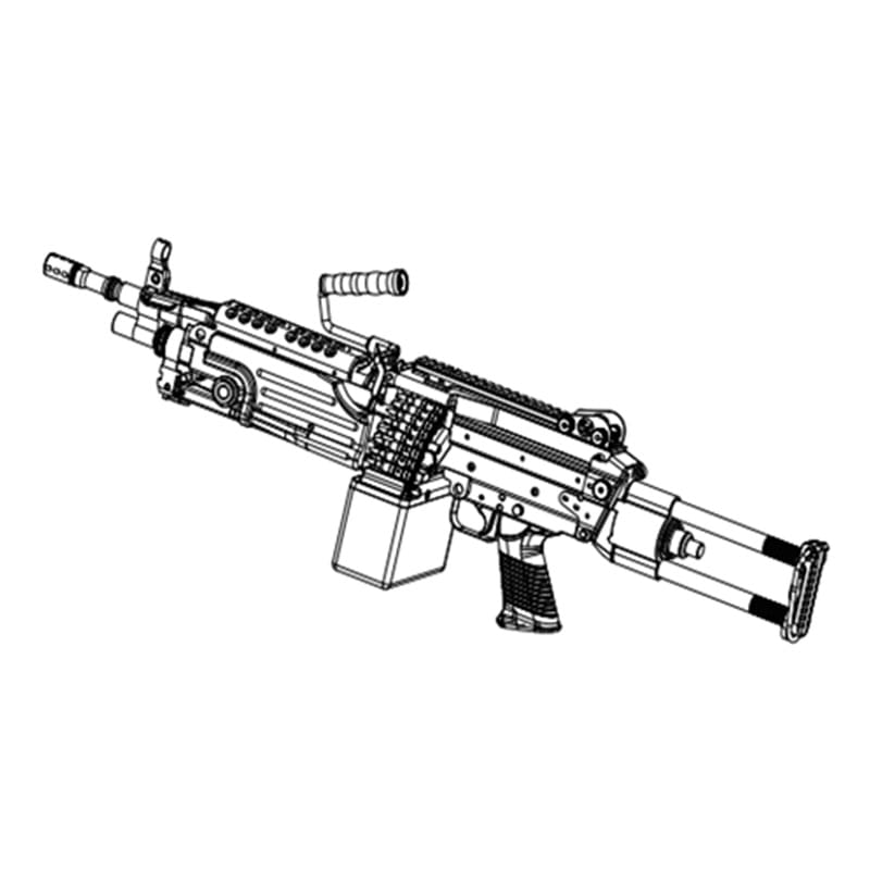 予約 2026年1月予定】WELL PRO M249 PARA LMG ライトマシンガン 電動
