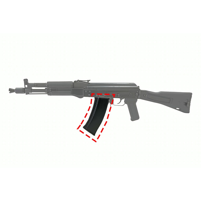 予約7月頃予定】GHK CO2マガジン V3 AK用 AK74 Type スペアマガジン 30 予約7月頃予定】GHK CO2マガジン V3 AK用 AK74 Type スペアマガジン 30