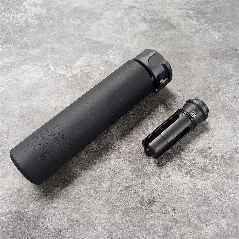 訳あり品】Airsoft Artisan SFタイプ SOCOM556-RCサプレッサー/4-Prong