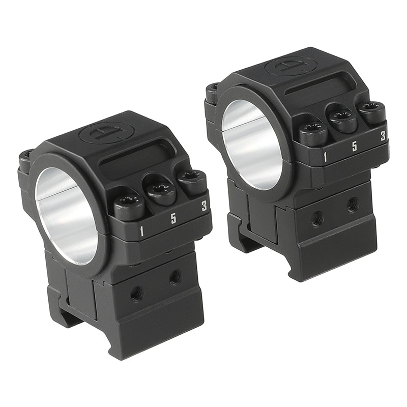 DISCOVERY アジャスタブル スコープマウントリング(20mmレール/1inch