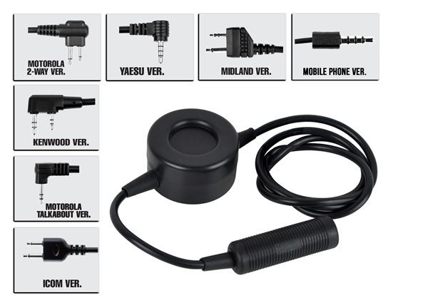 Z-Tactical TCIタイプ ミリタリーPTTスイッチ スタンダード Kenwood