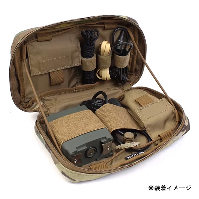 PEW Tactical Housekeeper ユーティリティポーチ WolfGrey(MOLLE対応