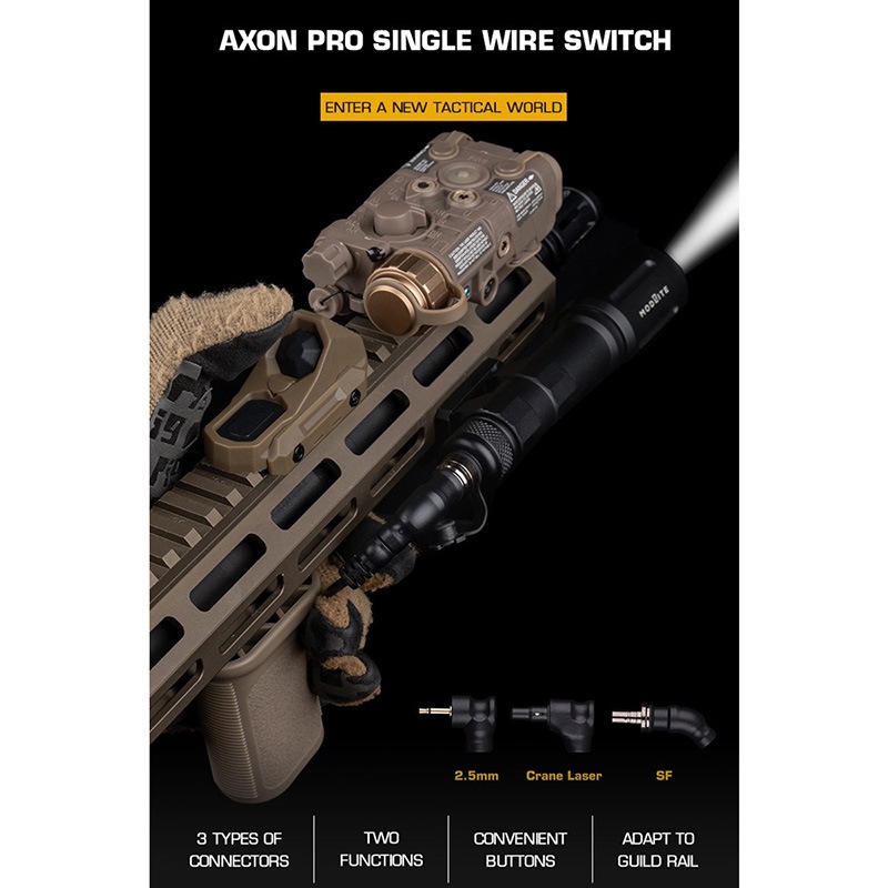 WoSporT AXON Pro Type シングルワイヤースイッチ Black | 光学機器