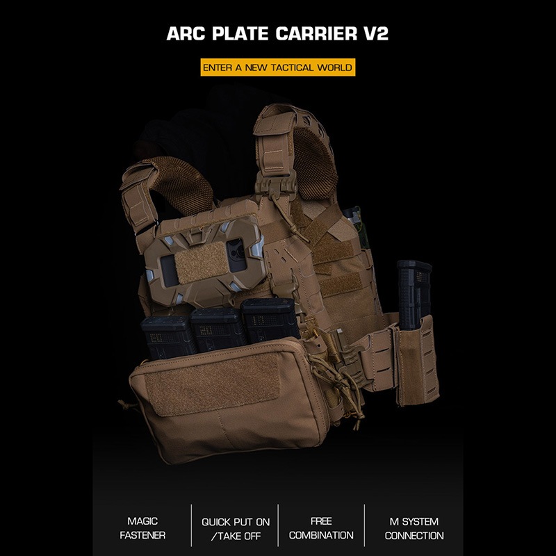 WoSporT ARC Design プレートキャリア V2 MOLLE WolfGray | サバゲー