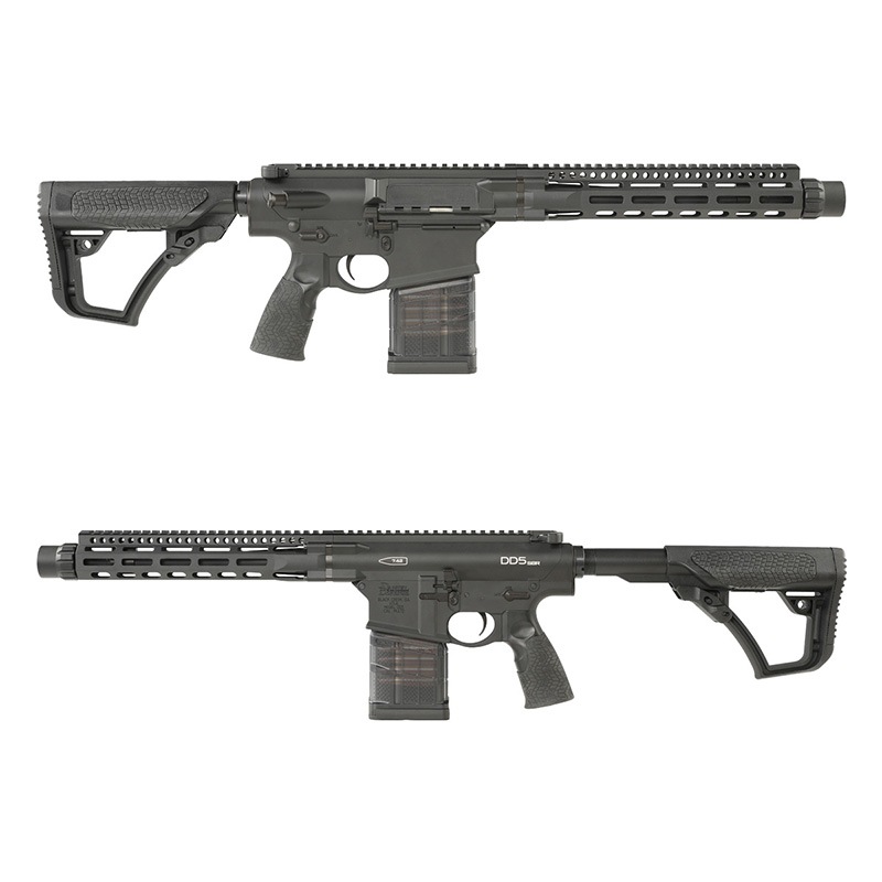 Pセール】EMG/CYMA Plus DD5 SBR 7.62×51mm Black 12.5inch AEG