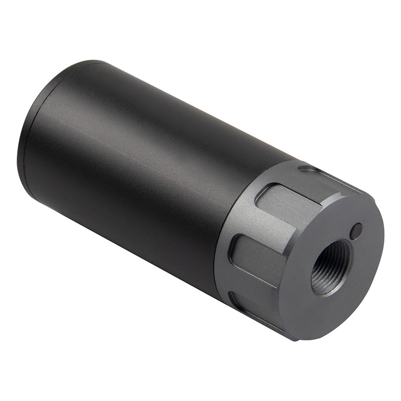 WoSporT サイレンサー型トレーサー (8.8cm/14mm逆ネジ) BK