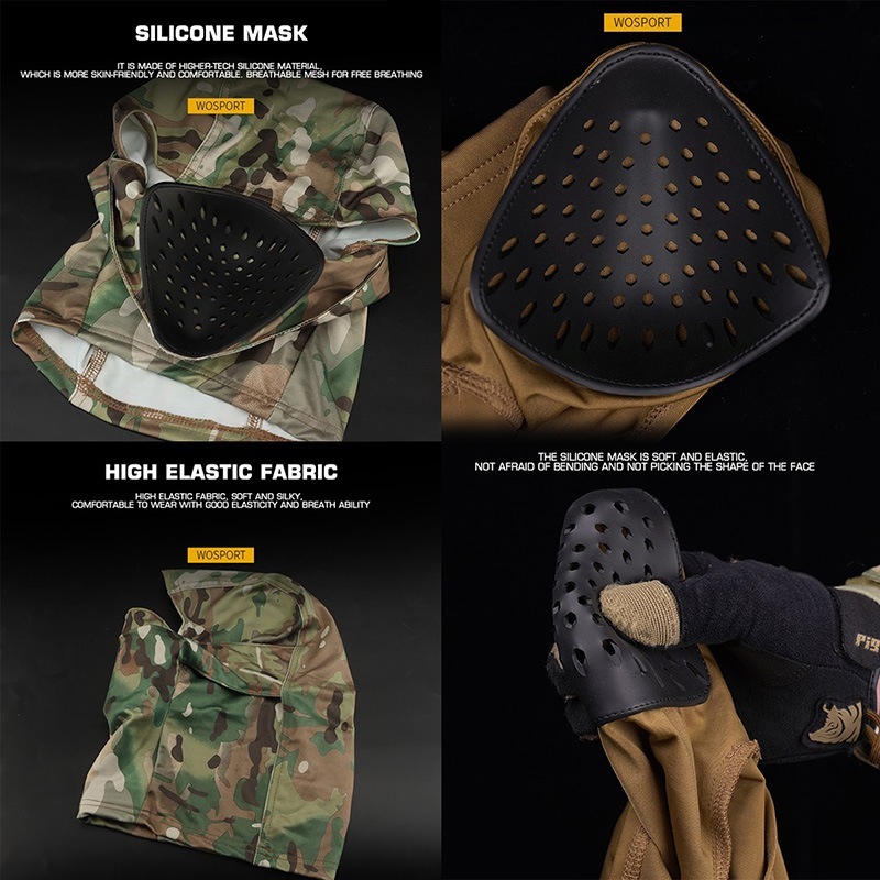 WoSporT WST タクティカルバラクラバ 2.0 MC | ヘッドウェア,マスク