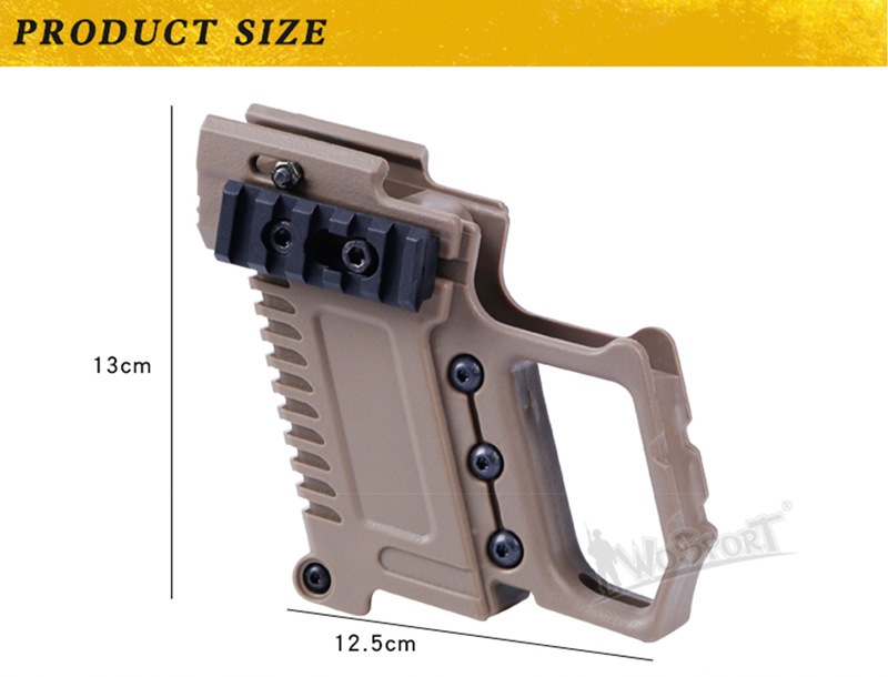 WoSporT G-KRISS Glockå XI TAN