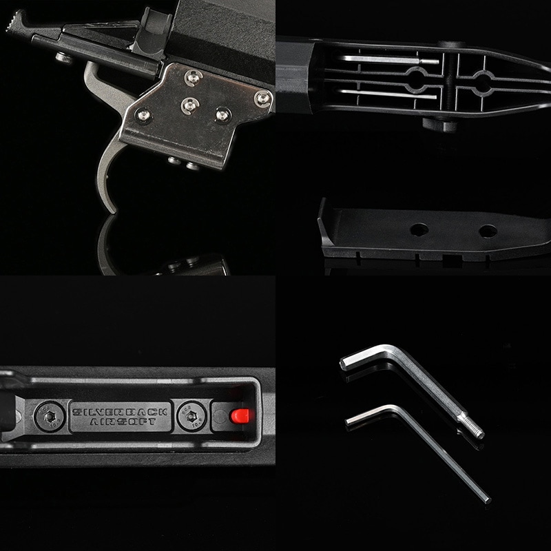 バンダイ レバブルアームクロック 豪華カラーver Silverback TAC-41P ボルトアクションライフル WolfGray(Sport