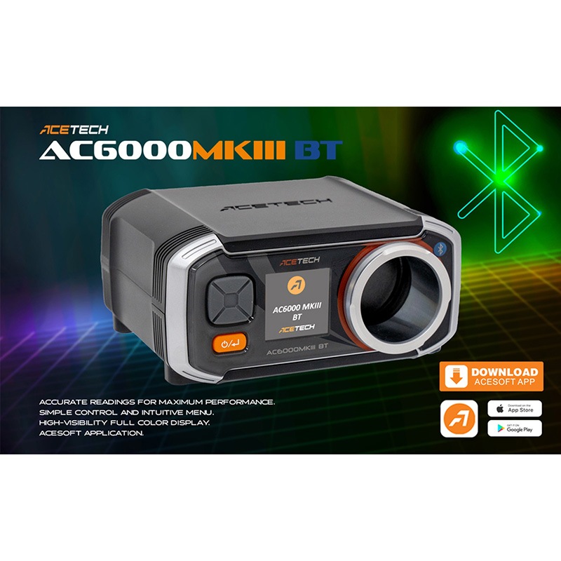 ACETECH AC6000 BT 高性能弾速計 Premium (有機EL/自動感度補正