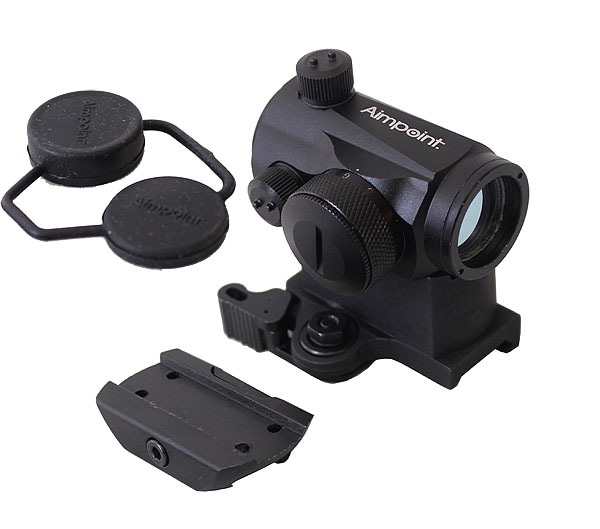 AP MICRO T-1タイプ ドットサイト ハイマウント BK | 光学機器,ドット