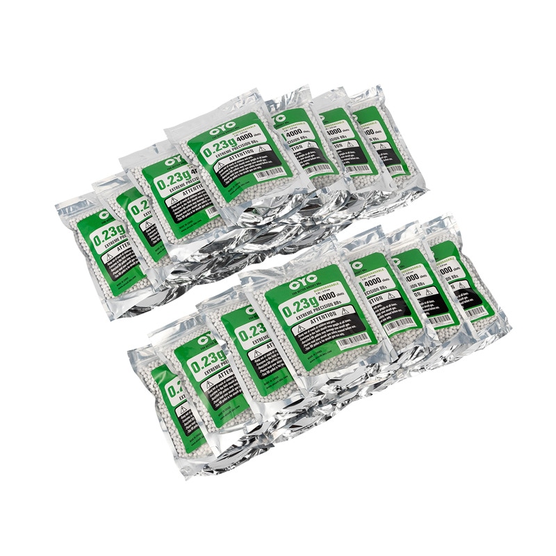 最安値に挑戦！】 20袋セット！CYC精密バイオBB弾 0.23g 4000発入(生