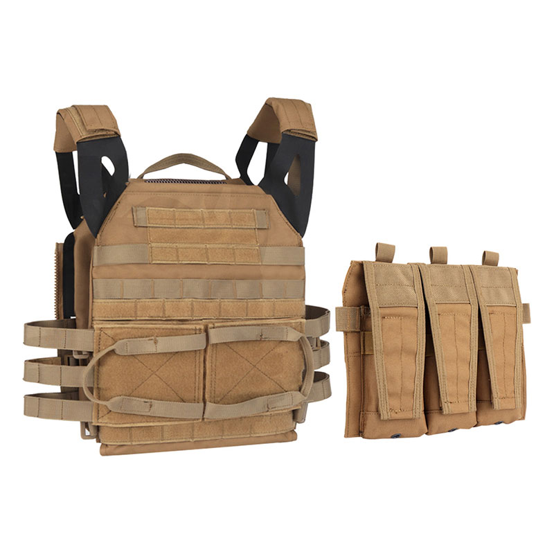 WoSporT JPC 2.0 5.56 トリプルマガジンポーチ TAN | サバゲー装備品