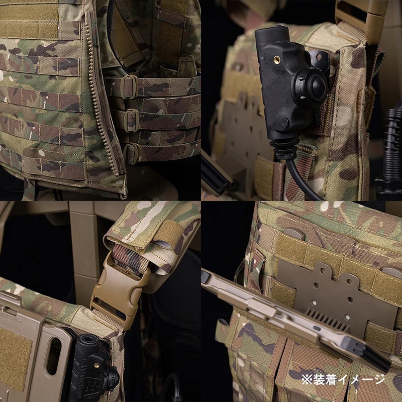 WoSporT CPスタイル AVS プレートキャリア BK | サバゲー装備品,ベスト