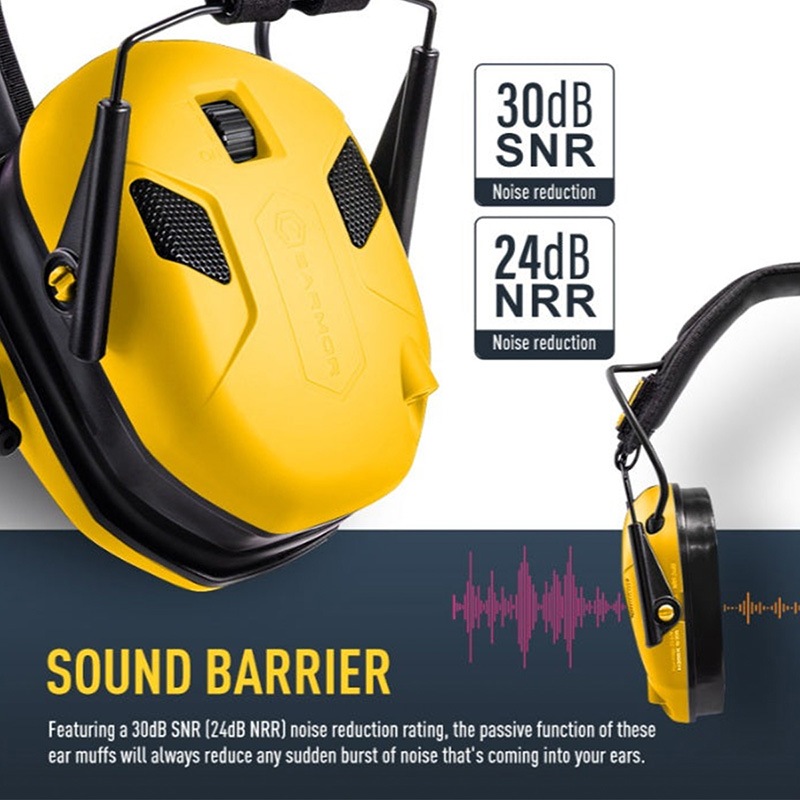 OPSMEN EARMOR M300X タクティカル電子イヤーマフ FG (パッシブノイズ