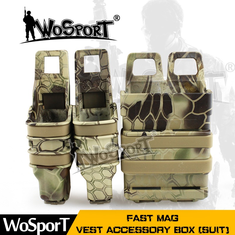 WoSporT ITW FastMagタイプ M4/ピストルマガジンポーチセット OD