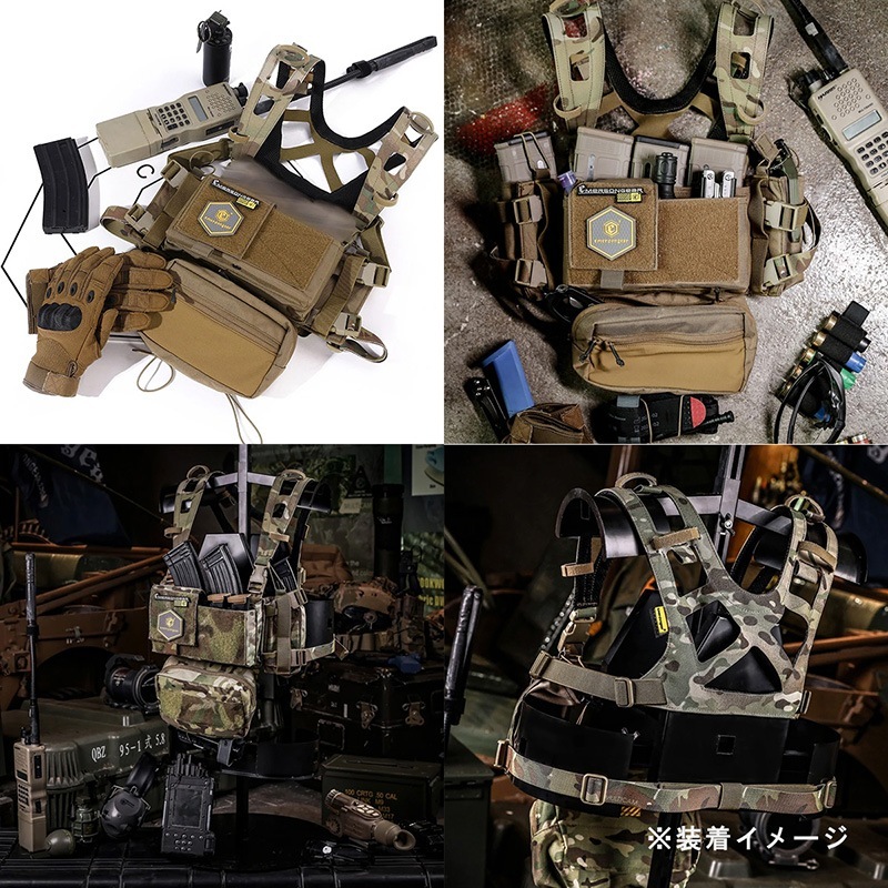 A11 コンバット ハーネス チェストリグ コヨーテブラウン AK