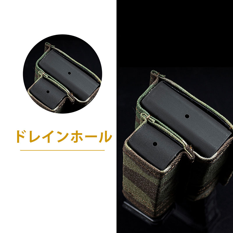 WoSporT esstacタイプ 9mm &5.56 シングルマガジンポーチ ショート RG