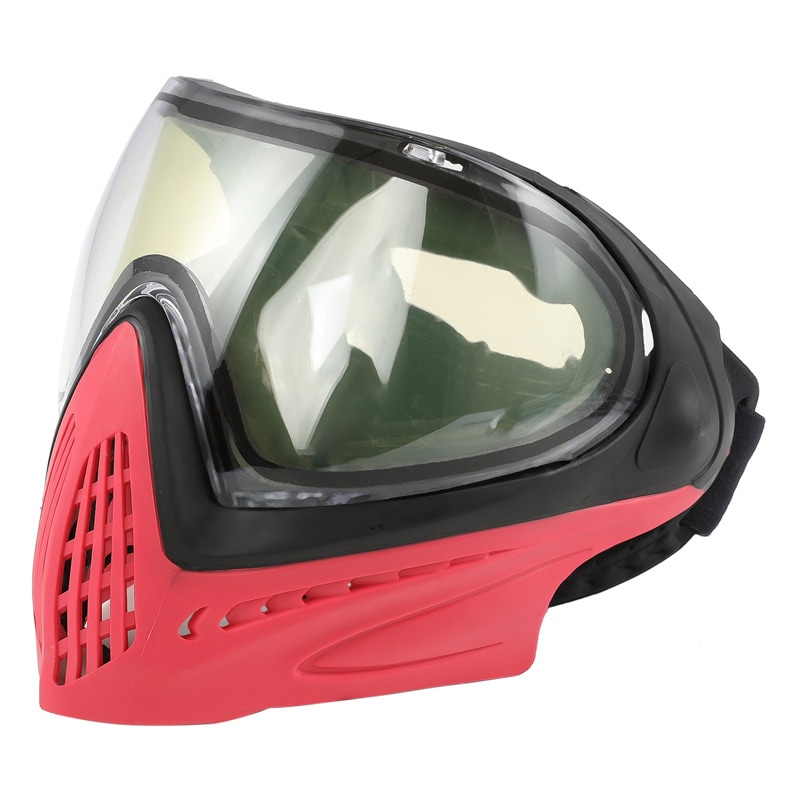 FMA ペイントボール用フルフェイスマスク BLACK/RED | ヘッドウェア