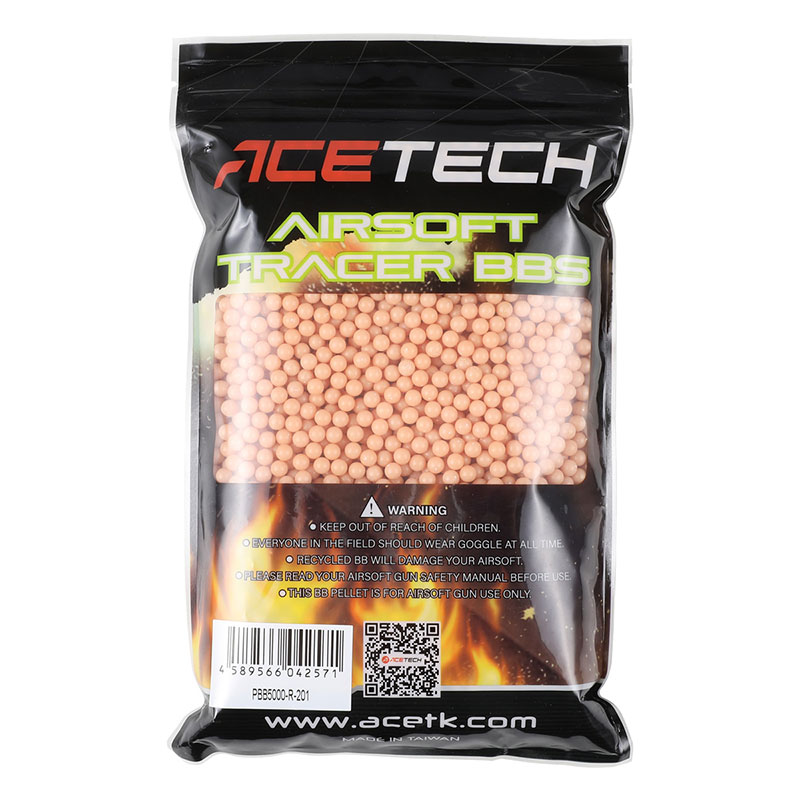 BB弾 ACETECH プラトレーサーBB弾 (レッド) 0.20g/1kg(5000発) | 消耗品,BB