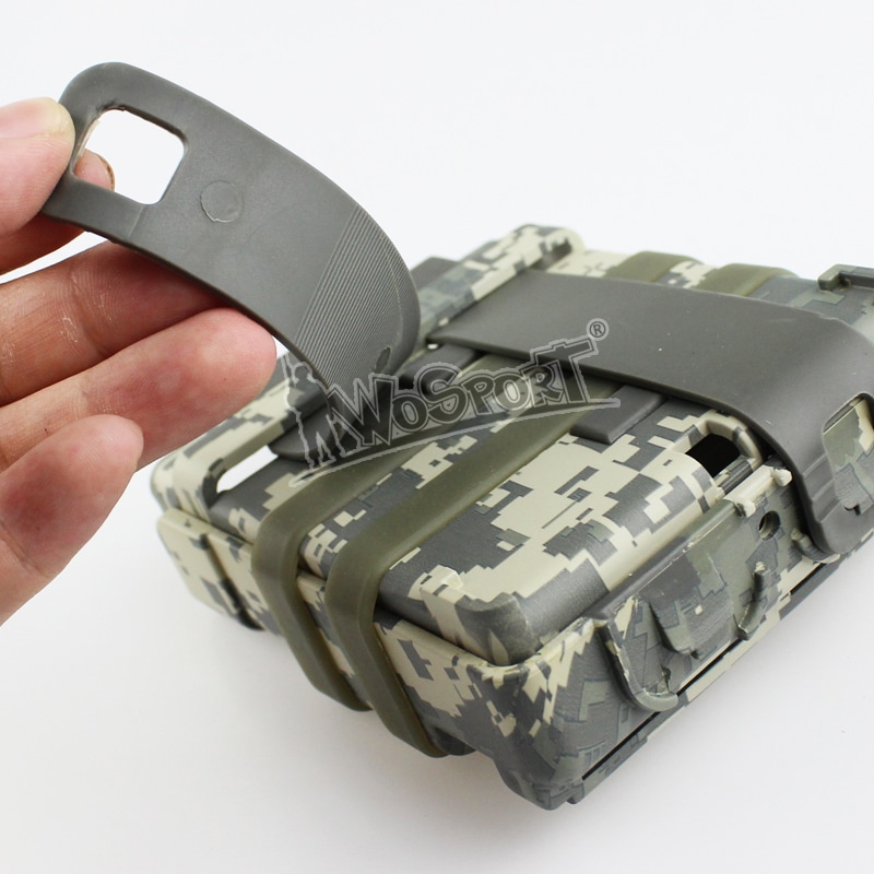 WoSporT ITW FastMagタイプ 7.62mm マガジンポーチ BK | サバゲー装備