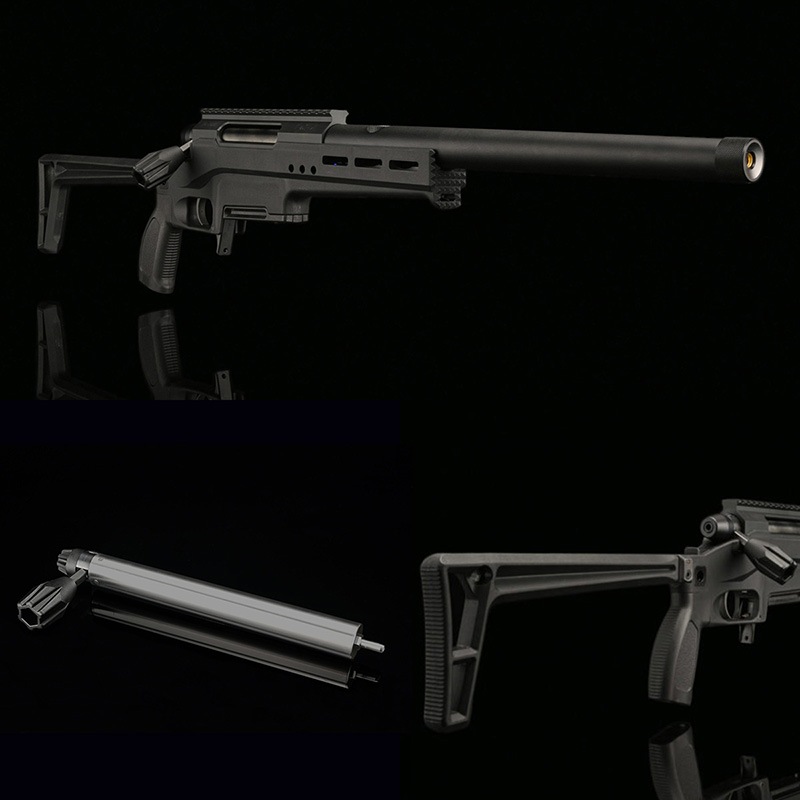エアガン 3丁セット シルバー ブラック Silverback TAC-41L ボルトアクションライフル Black(Sport Version/JP