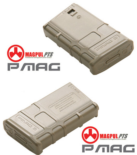 Magpul PTS/SART PMAGマガジン Mid-Cap 50連 FDE 10個パック
