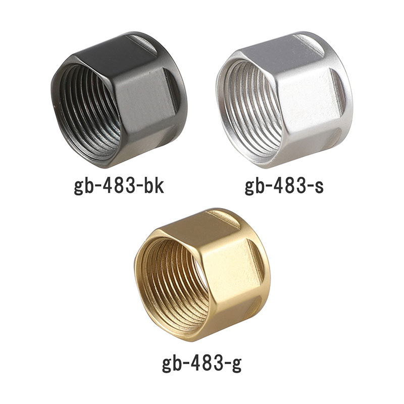 5KU Hexagon スレッドプロテクター (14mm逆ネジ) GD【メール便