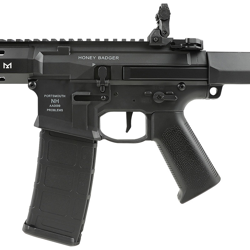 DE Airsoft Honey Badger by Q SBR AEG (Kestrel V2/JP Ver.) Black 󥱡