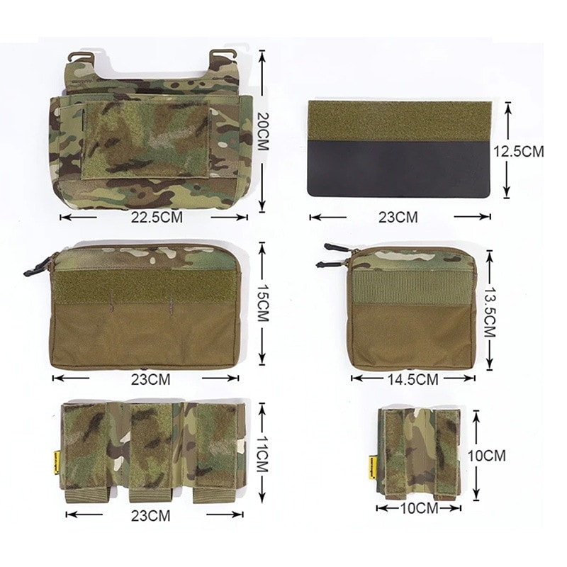 EMERSON FCスタイル チェストリグセット Black | サバゲー装備品