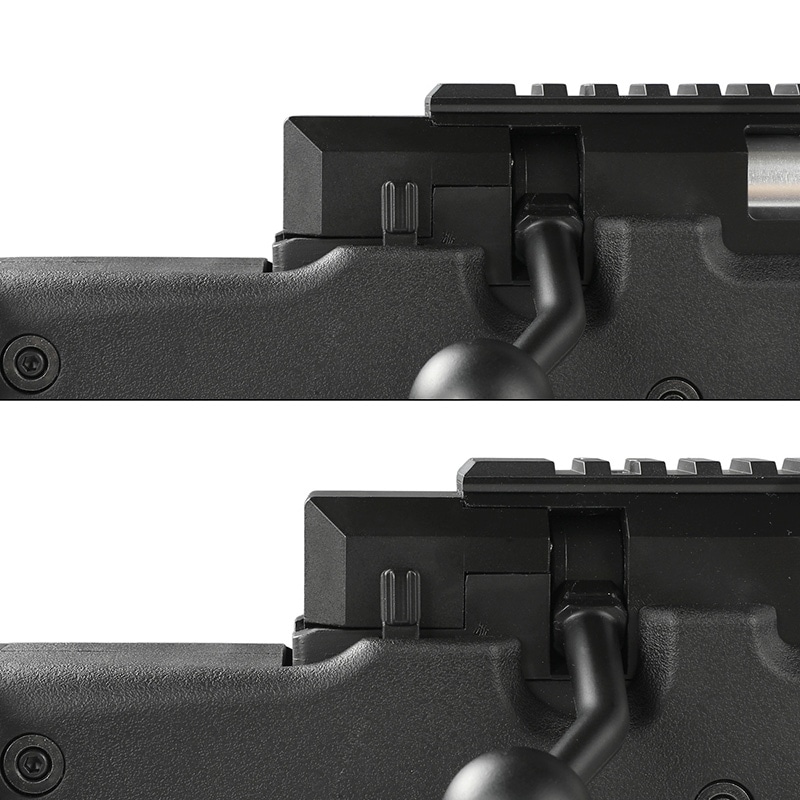 スナイパーライフル 日本製 黒/グレー 厳選・本体50%OFF】CYMA L96A1 エアコッキング スナイパー