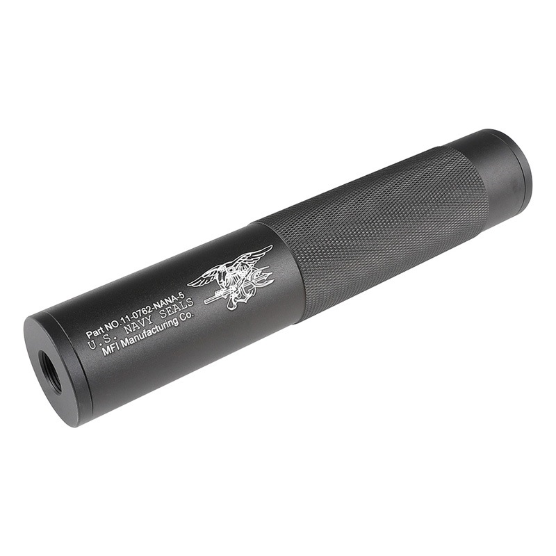 SAA NAVY SEALs NATO 5.56サイレンサー （14mm逆ネジ）BK | エアガン
