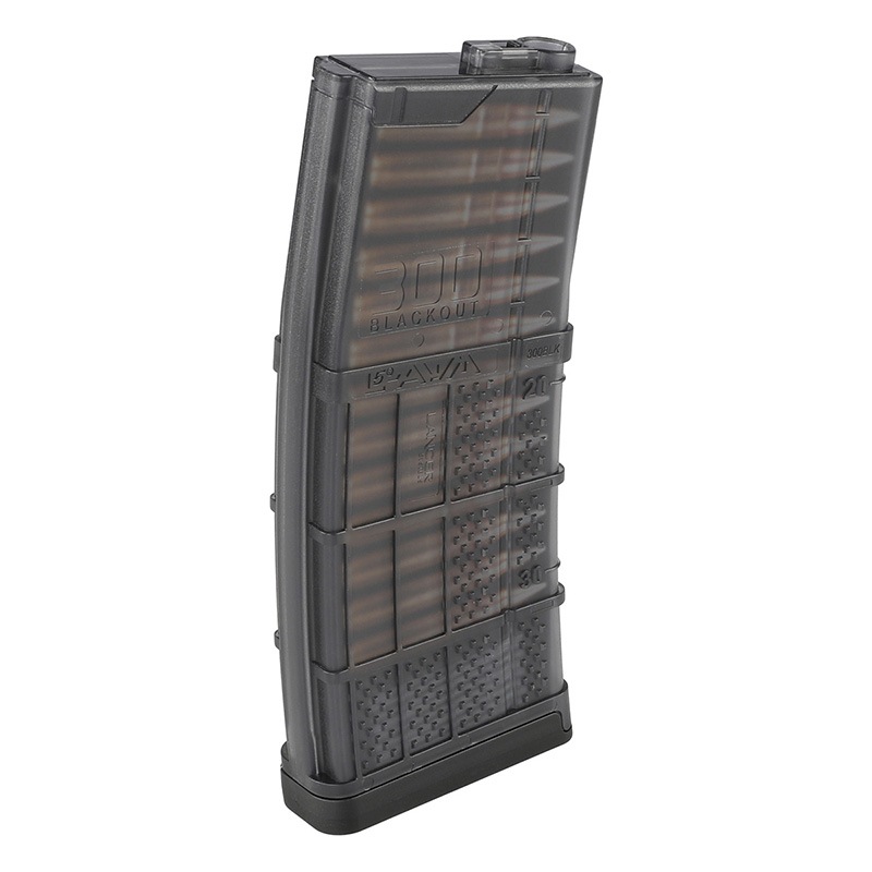 EMG/CYMA M249A Lancer Systems L5AWM 300BLK 30 Magazine Black