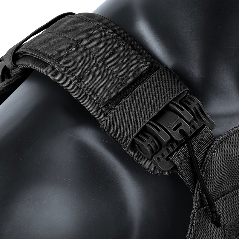 レザーカット　プレートキャリア　黒　各種ポーチ付き レザーカット プレートキャリア 黒 各種ポーチ付き SHELLBACK