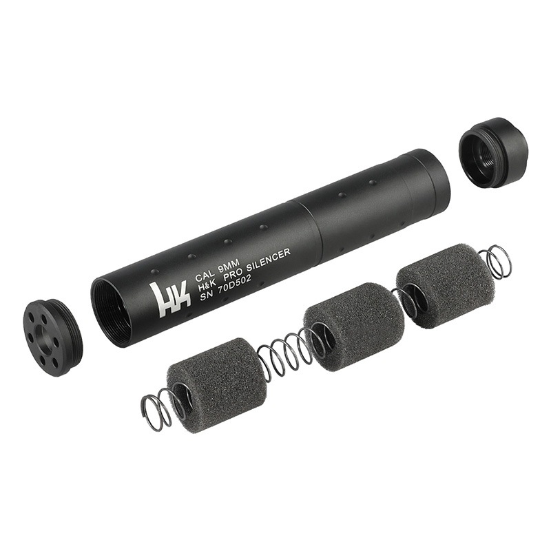 SAA KAC SOCOM Mk23タイプサイレンサー (14mm逆ネジ) BK | エアガン