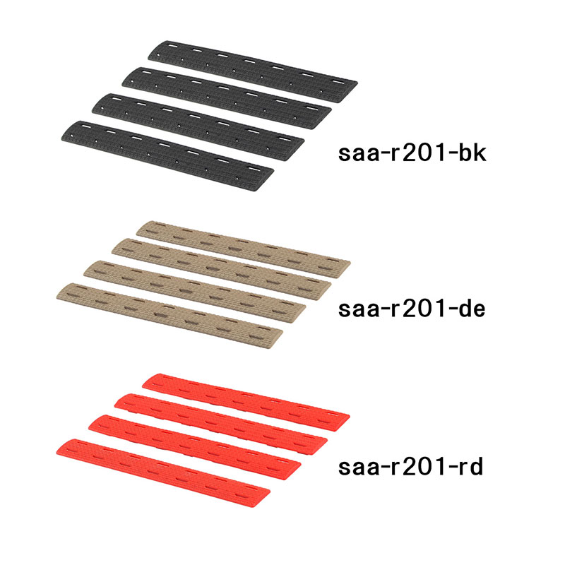 SAA BCMタイプ M-LOKレールカバー 7スロット BK【メール便可能/他の