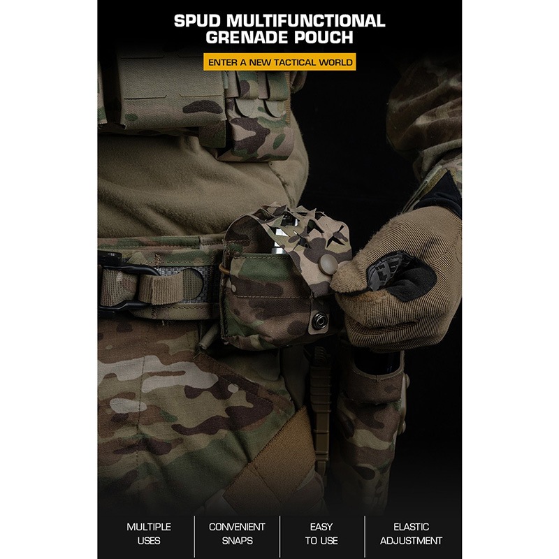 新品 Spiritus Systems グレネード SPUD ポーチ マルチカム Spiritus Systems グレネードSPUDポーチ マルチカムトロピック