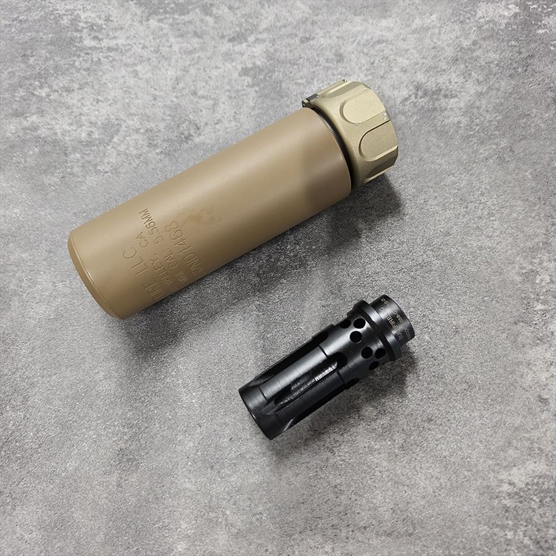 スーパー フォースインナー タッチ チーム小継SP 54 訳あり品】Airsoft Artisan SFタイプ SOCOM556-MINIサプレッサー