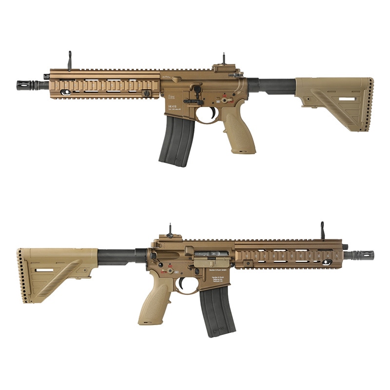 Golden Eagle HK416A5 FDE ガスブローバックライフル ガスガン